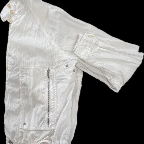 Helmut Lang bomber jacket Lightweight white size S - Picture 4 of 12